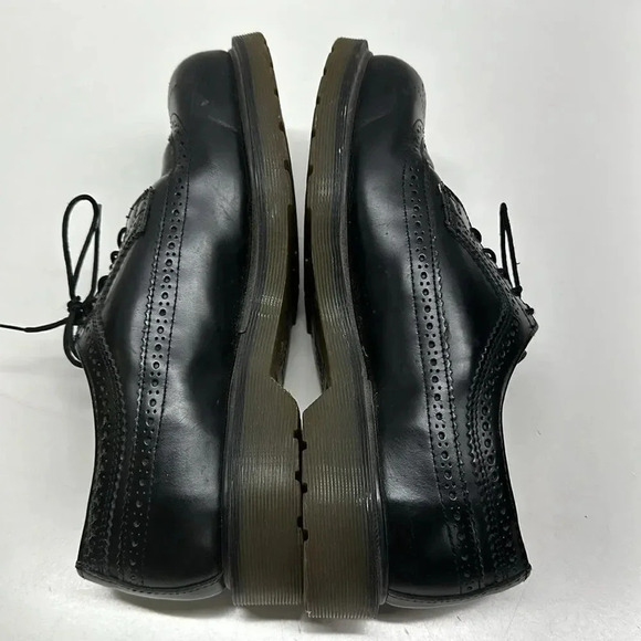 Doc Martens Oxfords Shoes Lace Up Vintage Made England Leather Black UK 9 US 10 - Picture 8 of 13